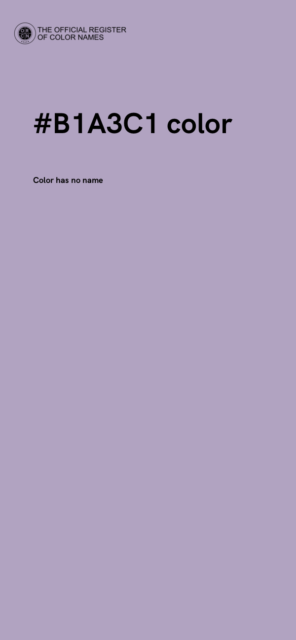 #B1A3C1 color image