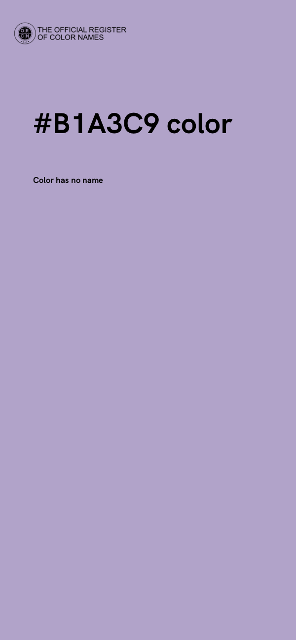 #B1A3C9 color image
