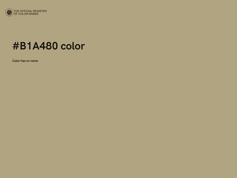 #B1A480 color image