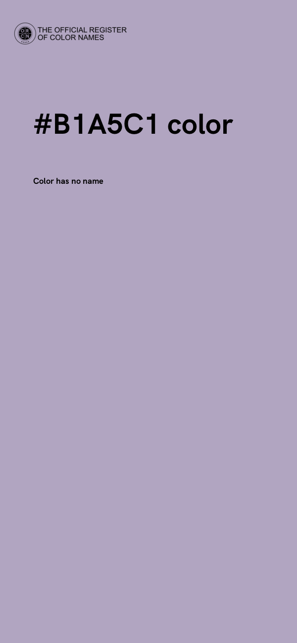 #B1A5C1 color image