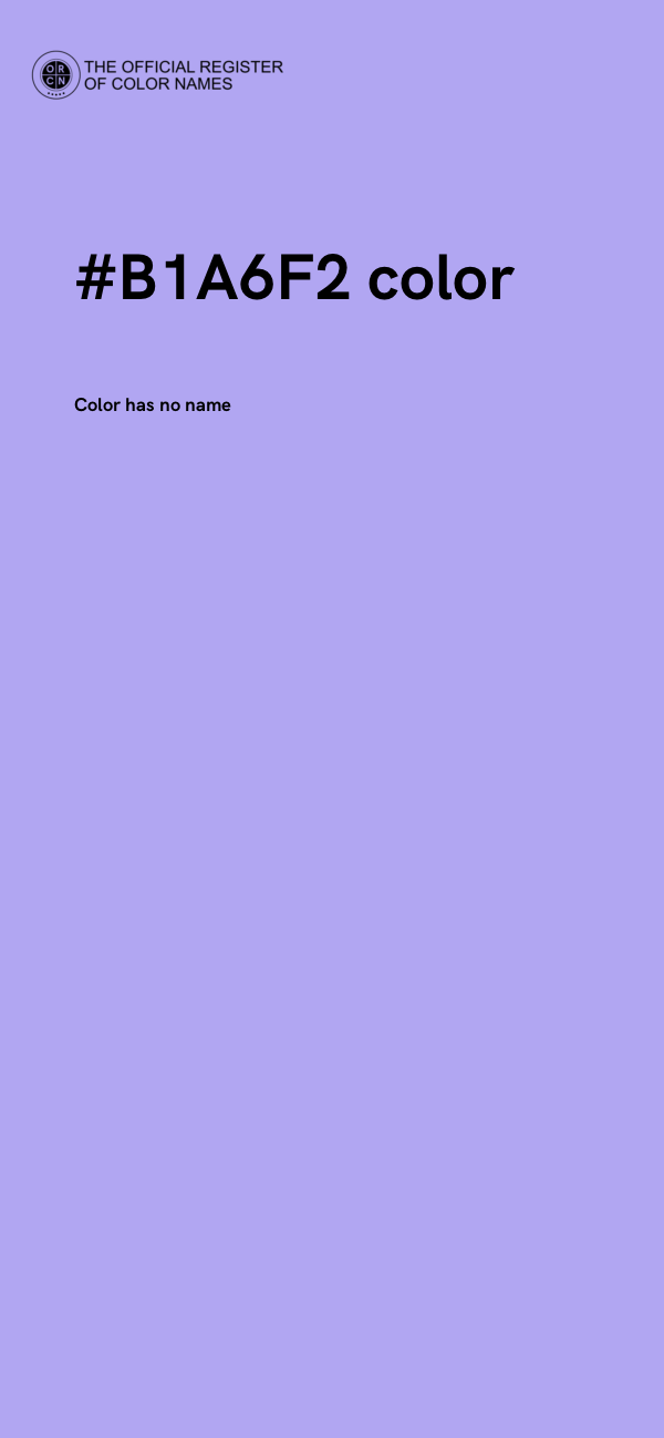 #B1A6F2 color image