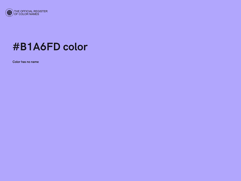 #B1A6FD color image