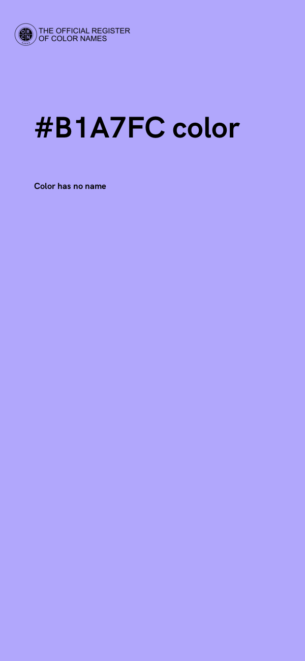#B1A7FC color image