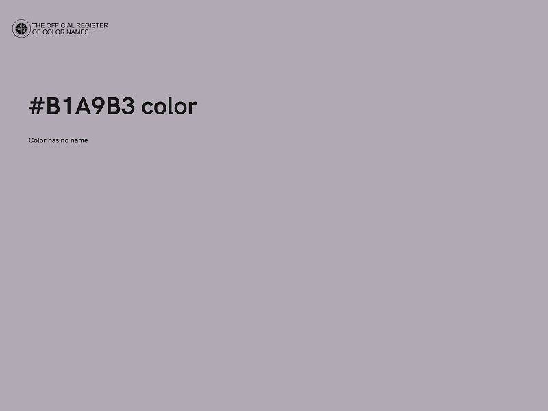 #B1A9B3 color image