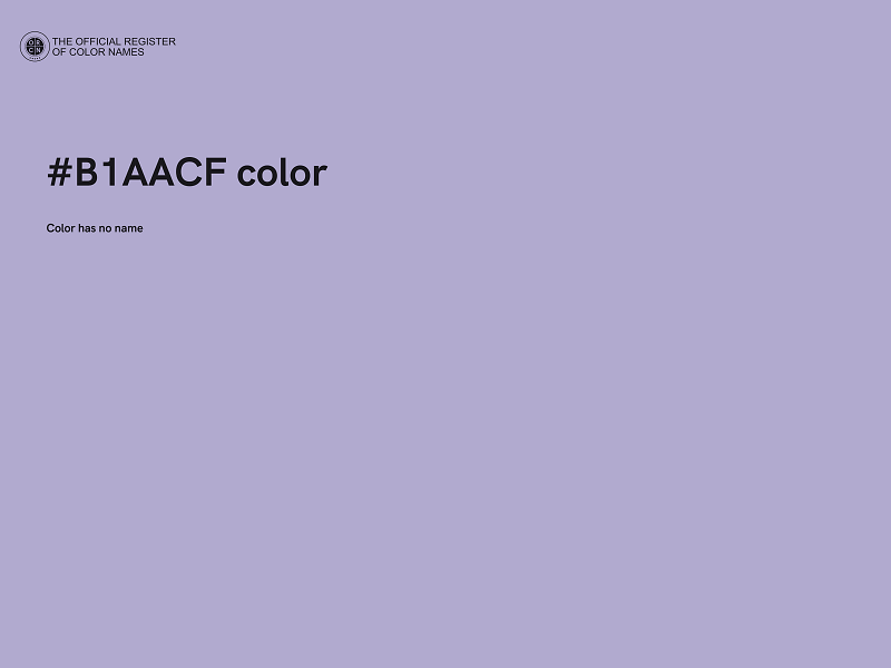 #B1AACF color image