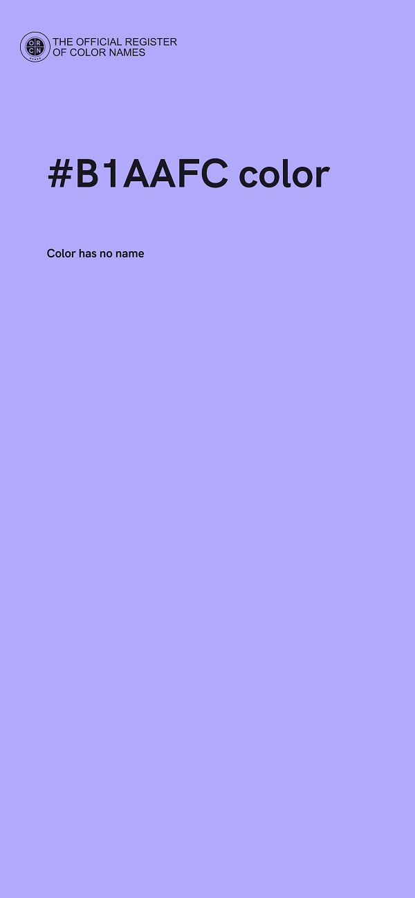 #B1AAFC color image
