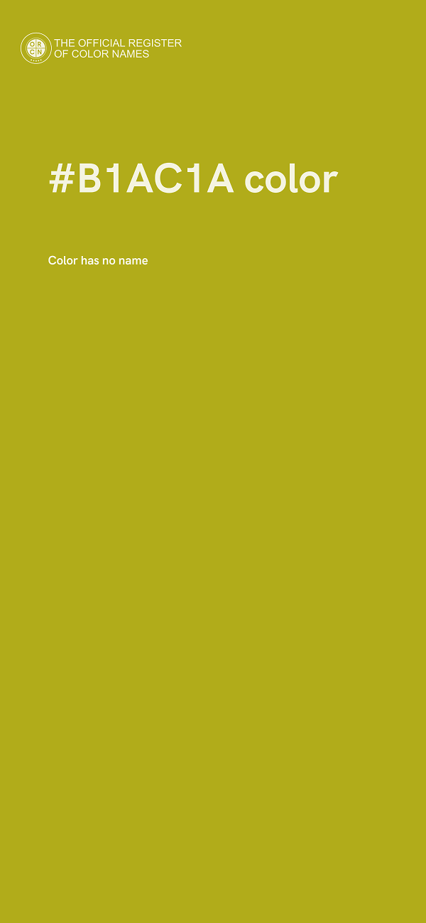 #B1AC1A color image