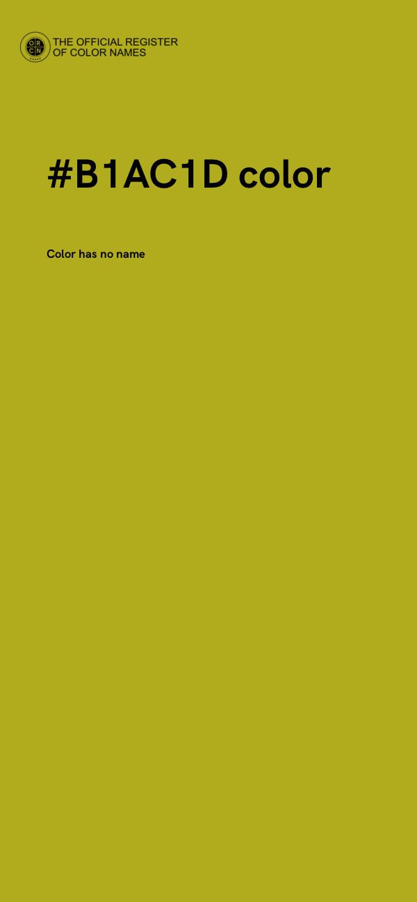 #B1AC1D color image