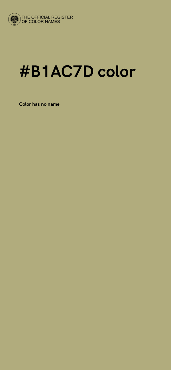 #B1AC7D color image