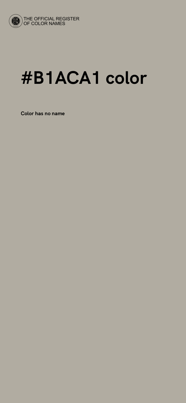 #B1ACA1 color image