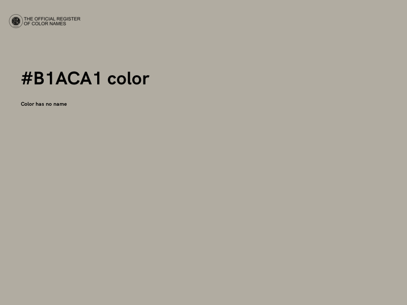 #B1ACA1 color image