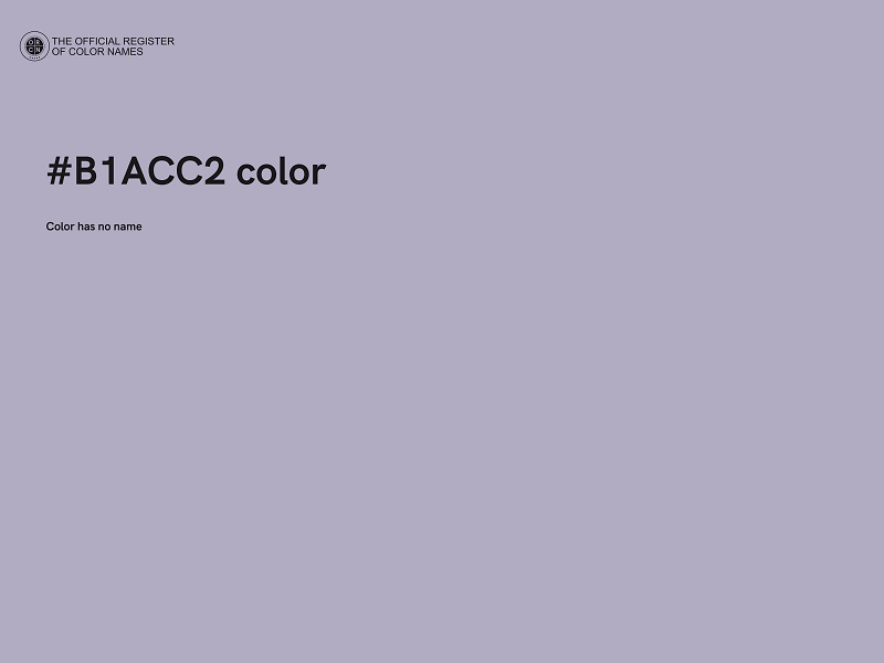 #B1ACC2 color image