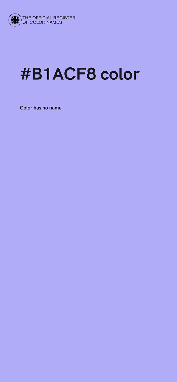 #B1ACF8 color image
