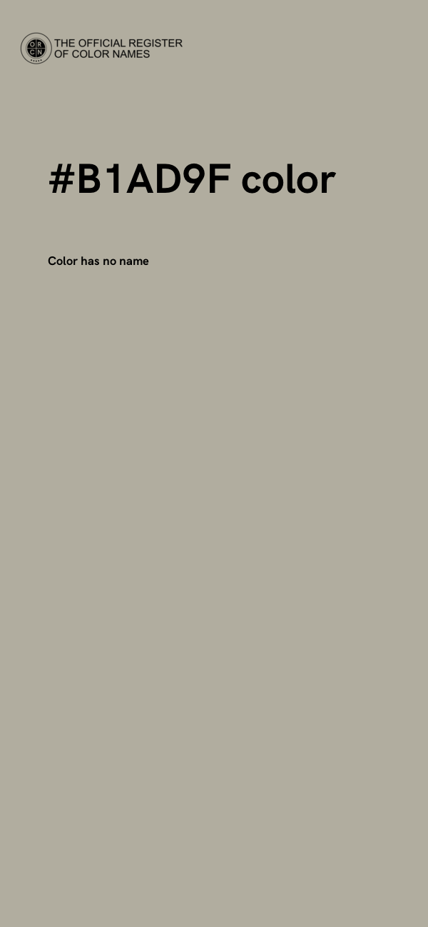 #B1AD9F color image