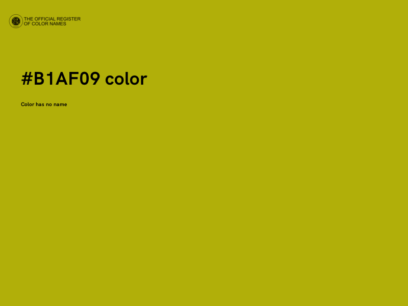 #B1AF09 color image