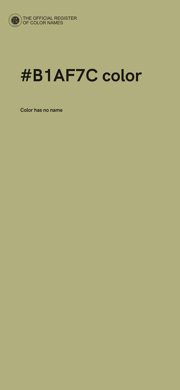 #B1AF7C color image