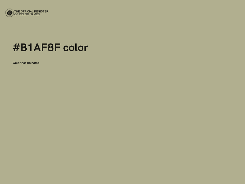 #B1AF8F color image