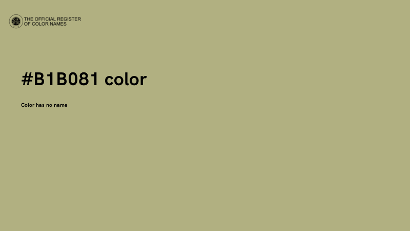 #B1B081 color image