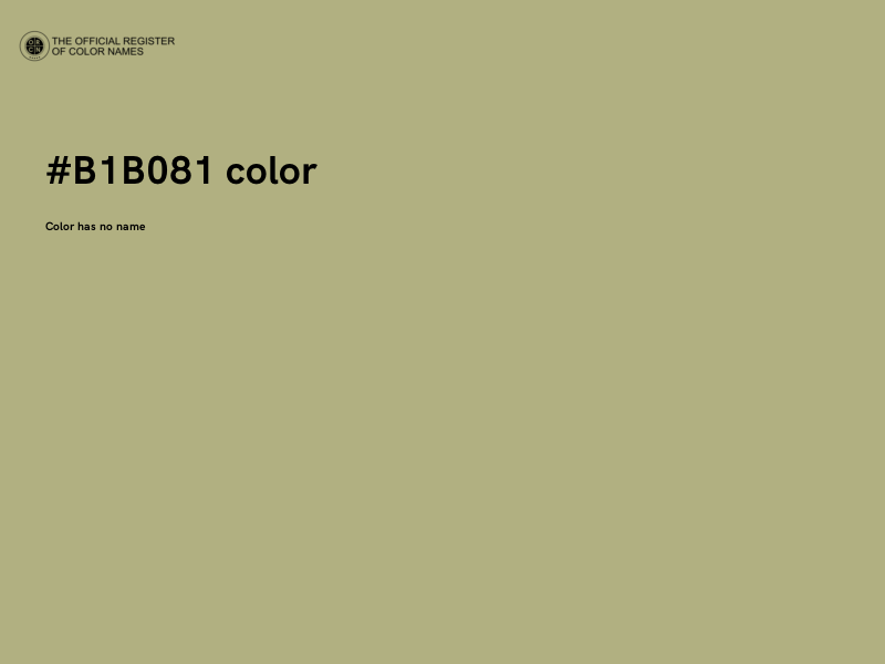 #B1B081 color image