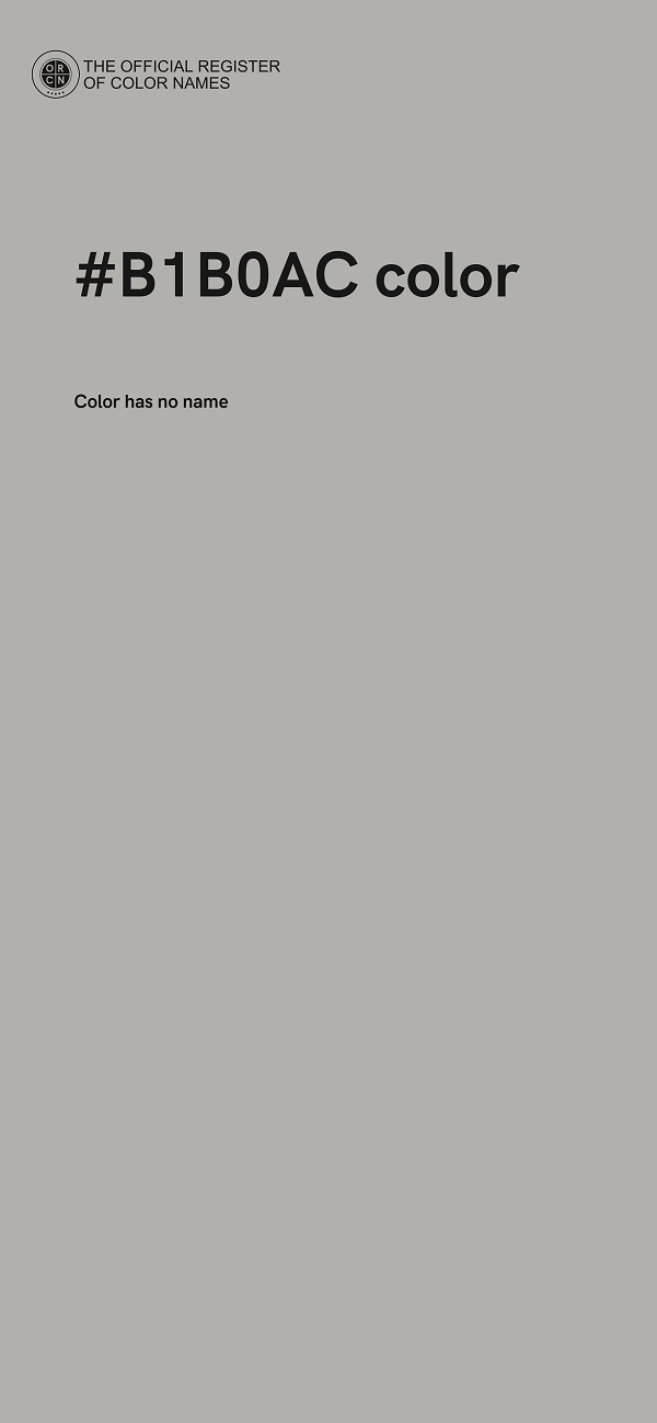 #B1B0AC color image