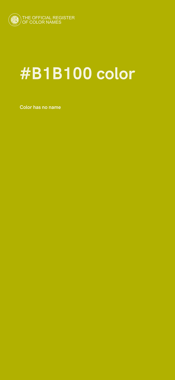 #B1B100 color image