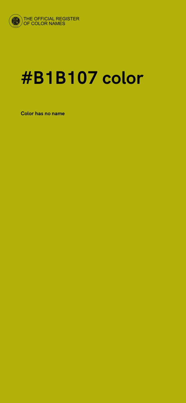 #B1B107 color image