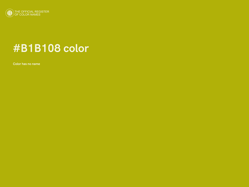 #B1B108 color image