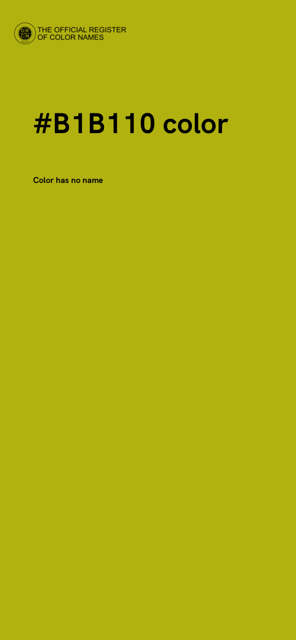 #B1B110 color image
