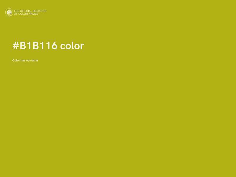 #B1B116 color image