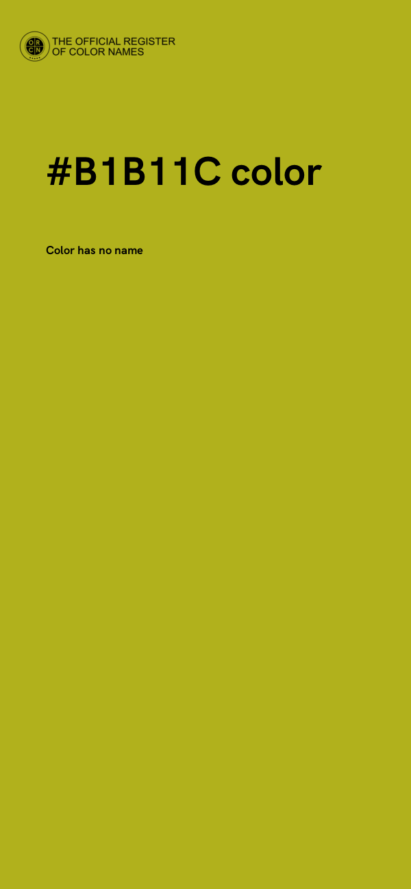 #B1B11C color image