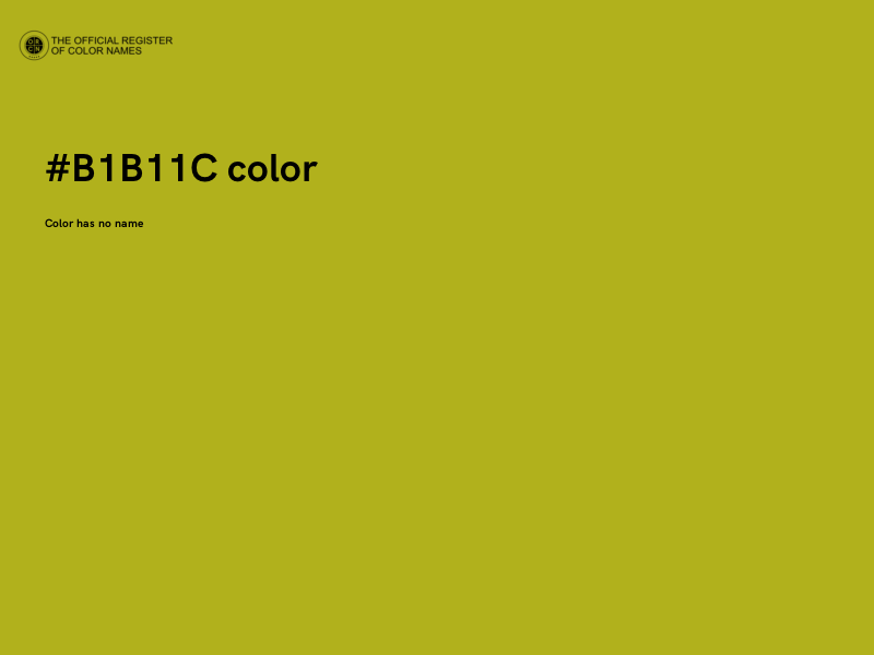 #B1B11C color image