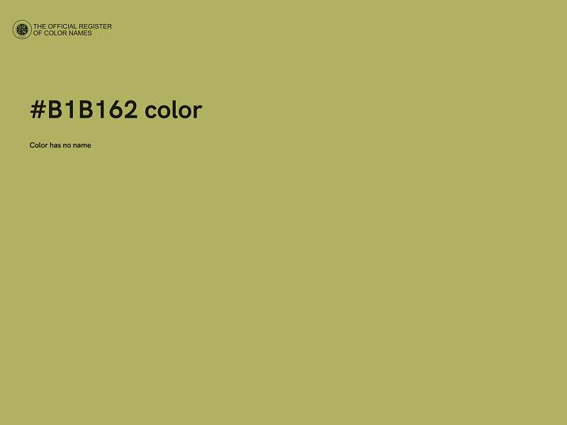 #B1B162 color image