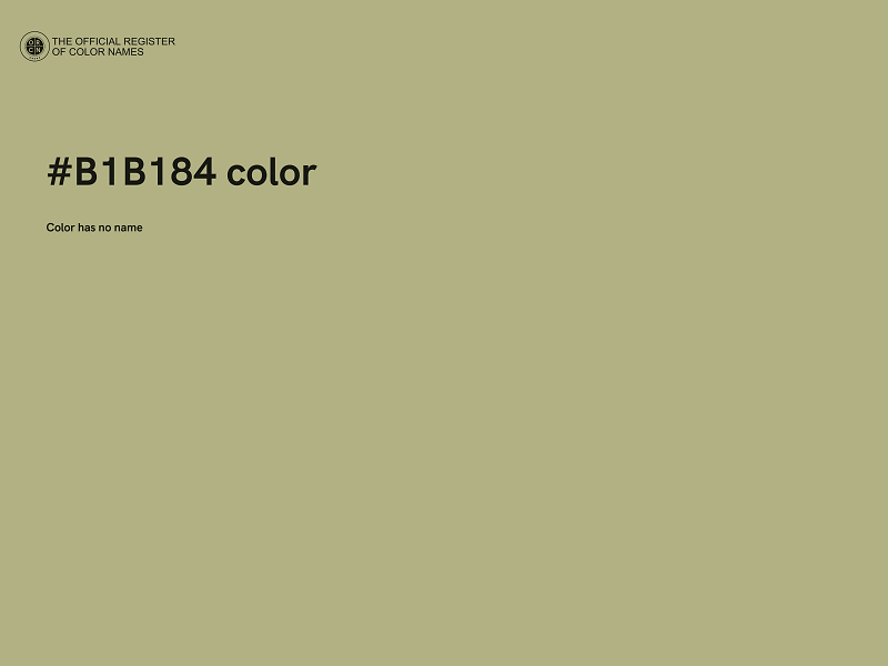 #B1B184 color image