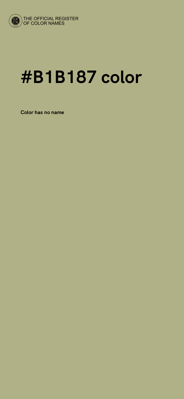 #B1B187 color image