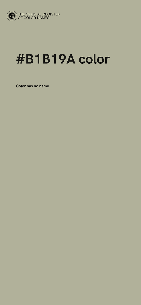 #B1B19A color image