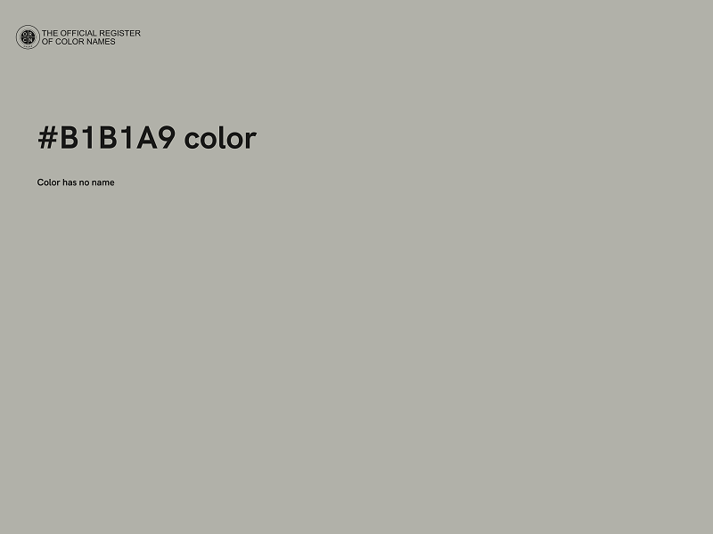 #B1B1A9 color image