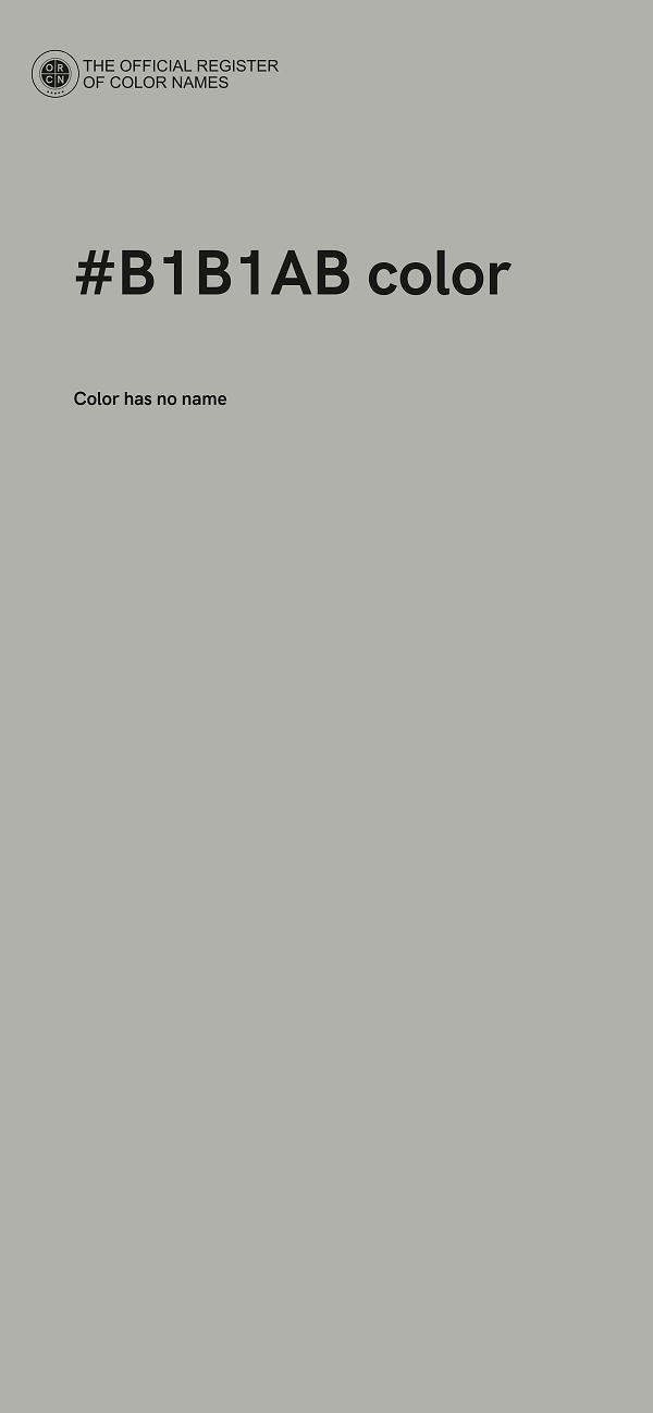 #B1B1AB color image