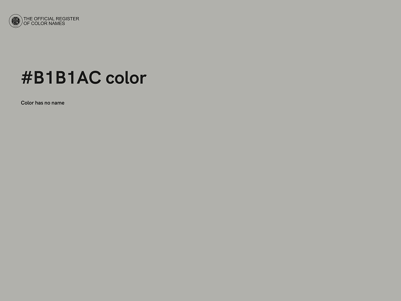 #B1B1AC color image