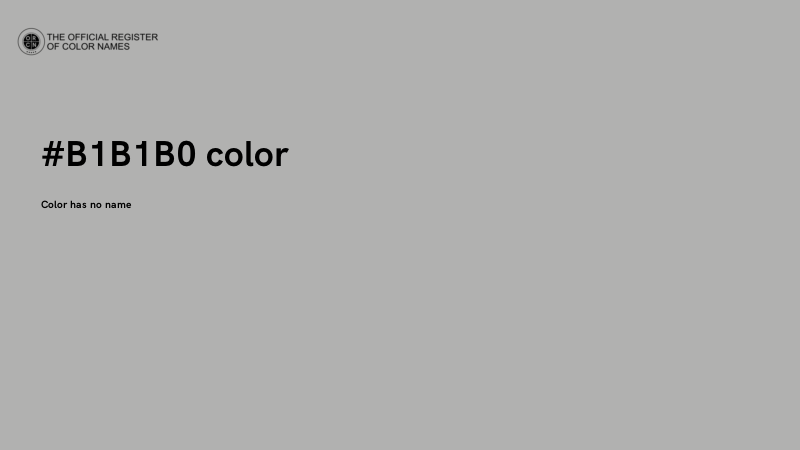 #B1B1B0 color image