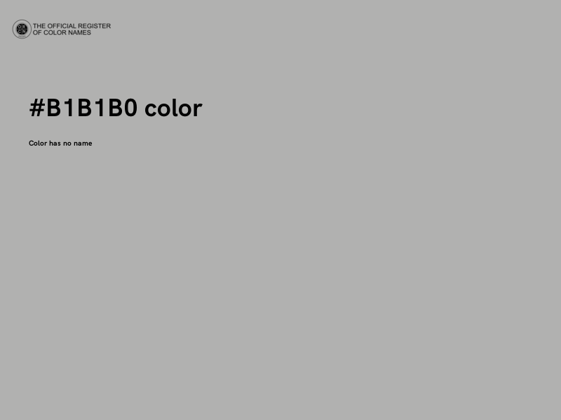#B1B1B0 color image