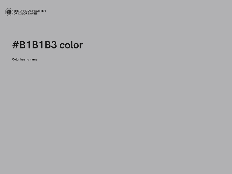 #B1B1B3 color image