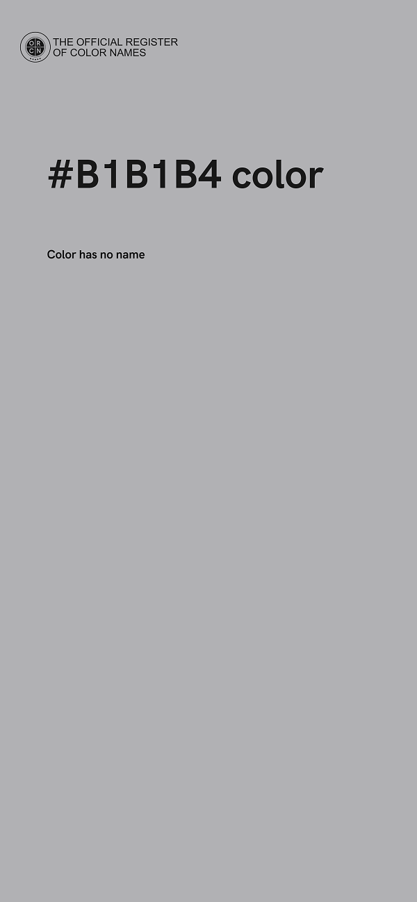 #B1B1B4 color image