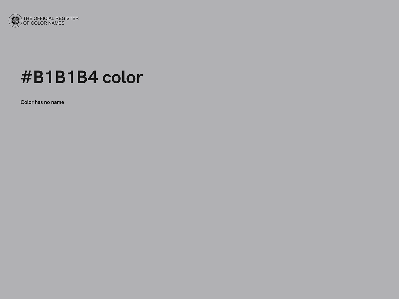 #B1B1B4 color image