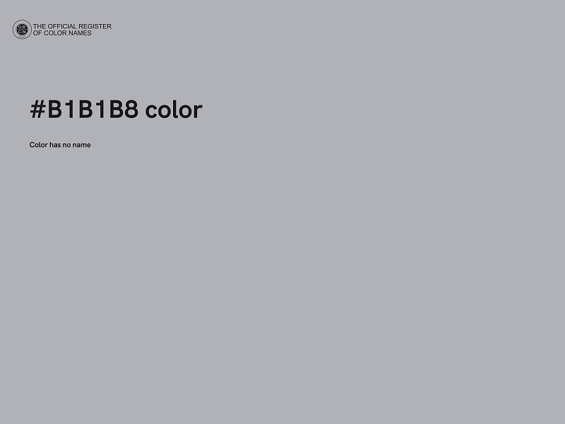 #B1B1B8 color image