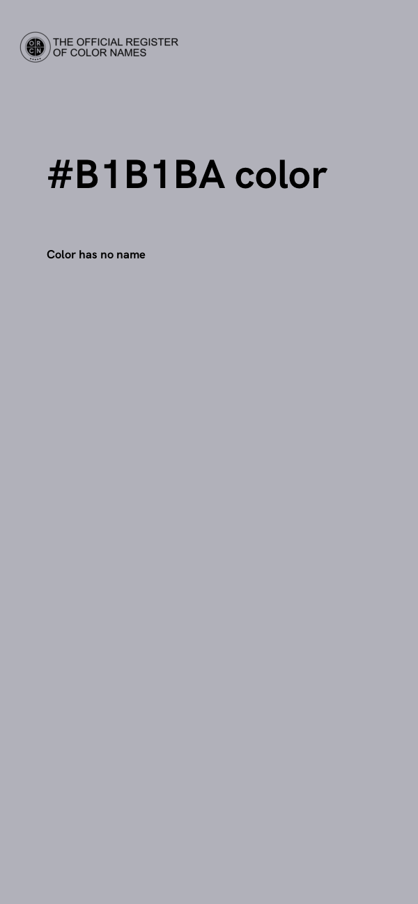 #B1B1BA color image
