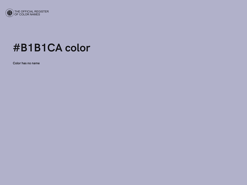 #B1B1CA color image