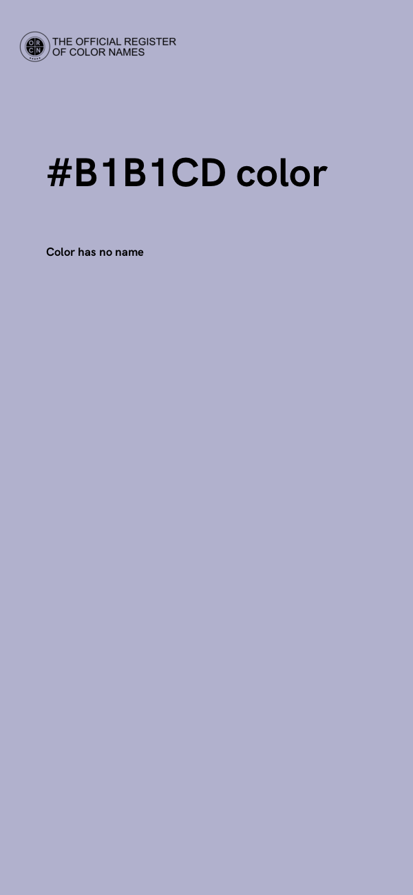 #B1B1CD color image