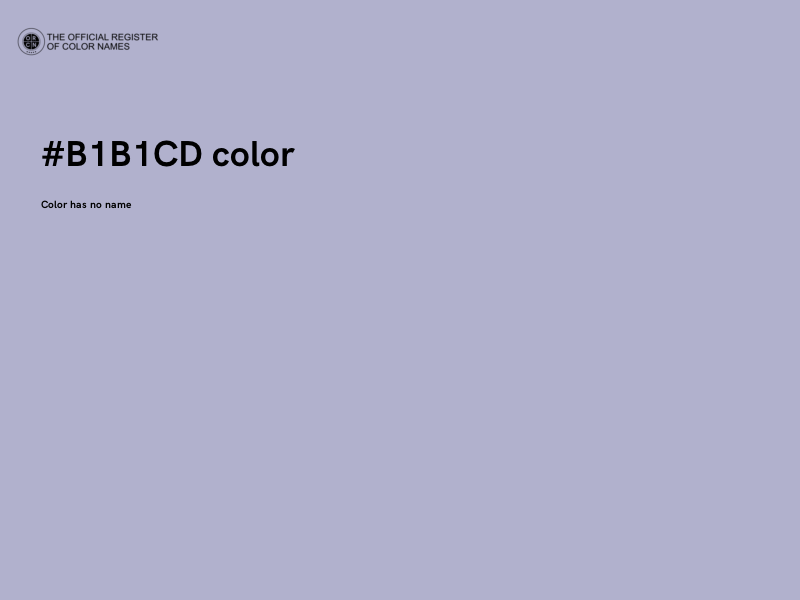 #B1B1CD color image