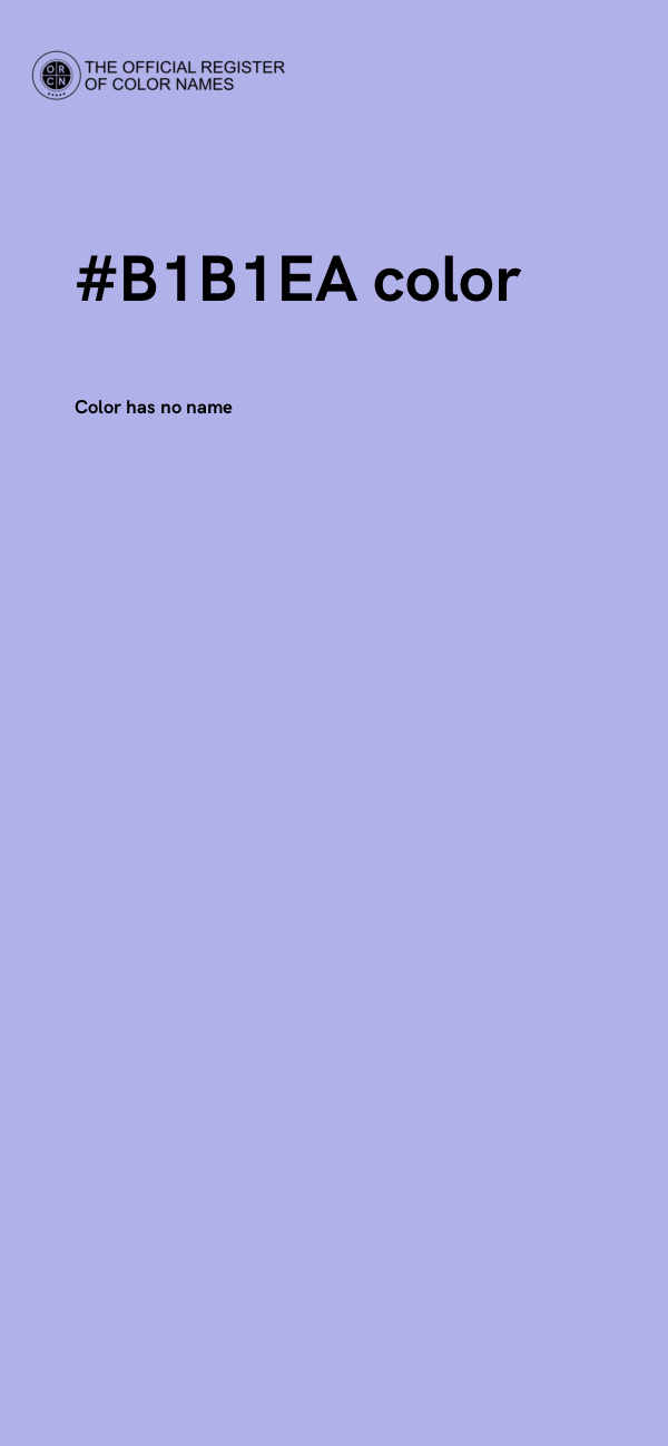#B1B1EA color image