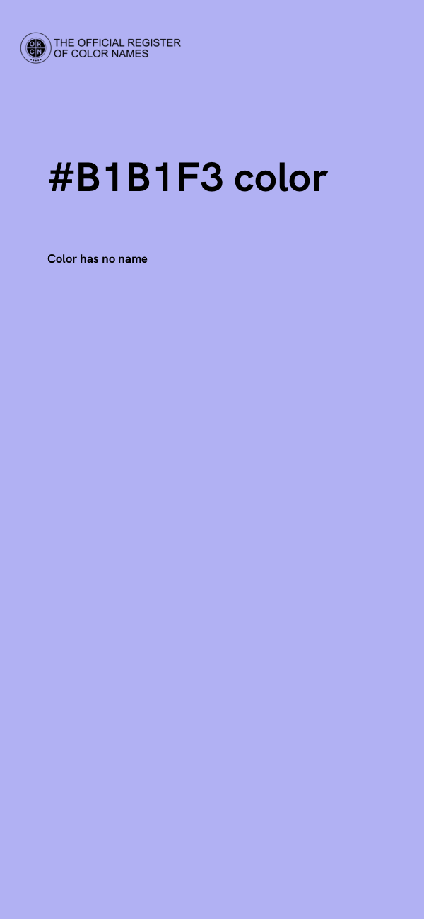 #B1B1F3 color image